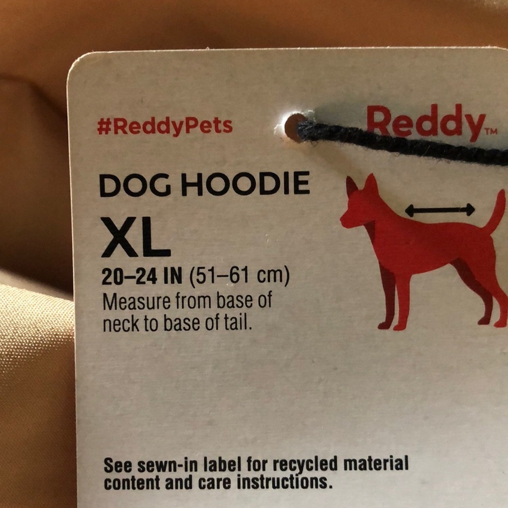 NWT Reddy colorblock dog hoodie XL - Picture 10 of 13
